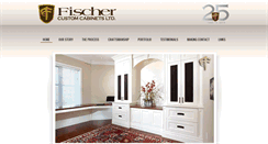 Desktop Screenshot of fischercustomcabinets.com